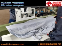 Van de de naad verzegelende rimpel van de overhemdsbodem vrije de persmachine