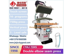 Verticale blazerpak met dubbele mouw, elleboog