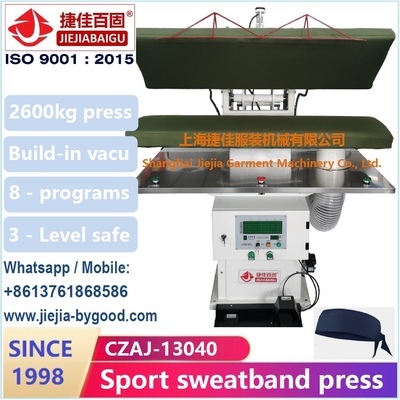 220V PLC van de de riem Dringende Machine van de Sportsweater van het de Stoom Verwarmingssysteem de Pers van de Broeklegger