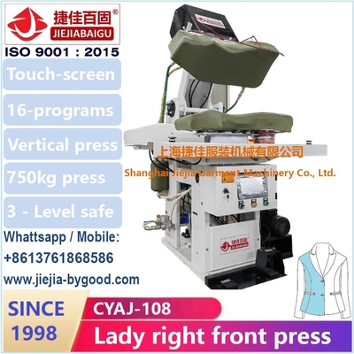 Volledige Waaierkledingstuk het Strijken Machine voor Dame Dress Back