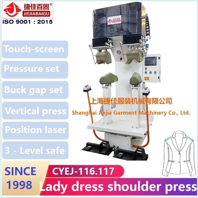 De Dringende Machine Verticaal Stoom van het dameblazer double shoulder Jasje het Strijken Materiaal