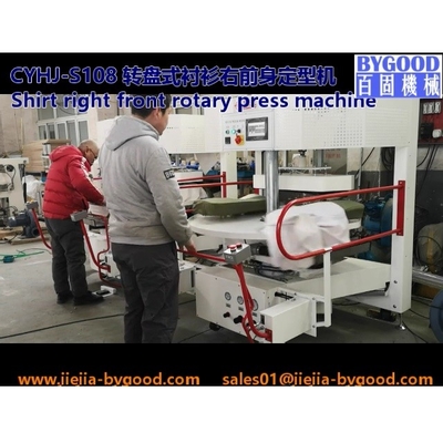 Overhemds Dringende Machine het strijken verliet de machine voor overhemd voorlichaam roterende beweging &amp; verticale pers teflondekkingsbok