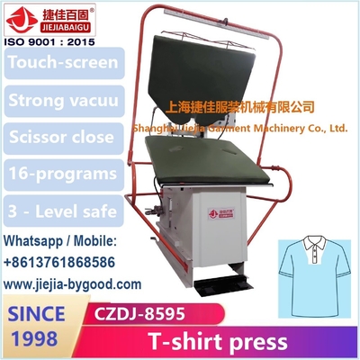 Verticale de Persmachine van de T-shirt Automatische Stoom met Touch screenplc 50HZ