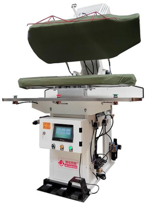 Duffel Dringende Machine Verlaten Front Vertical Lapel Press
