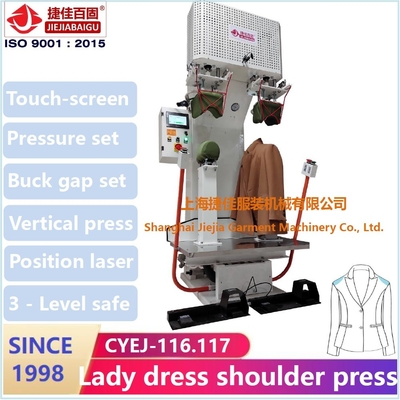 Dubbel Schouder Verticaal Stoom het Strijken Materiaal voor Dame PU Blazer Jacket Dress