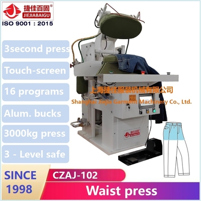Aanraakscherm PLC Full Range Broek Pressing Machine Met Mitsubishi Fast High Pressure