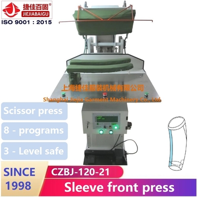 quality Van de de Persmachine 0.4-0.6MPa van de jasje de Automatische Kleding Dubbele Koker Front Seam factory